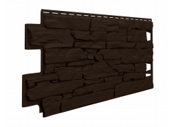 Фасадные панели ОПТИМА, Камень, темно-коричневый, шт.